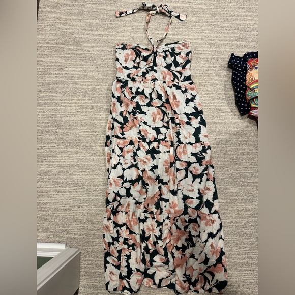 Abercrombie & Fitch Dresses & Skirts - Abercrombie & Fitch Floral Maxi Dress - Black, White, Blush
